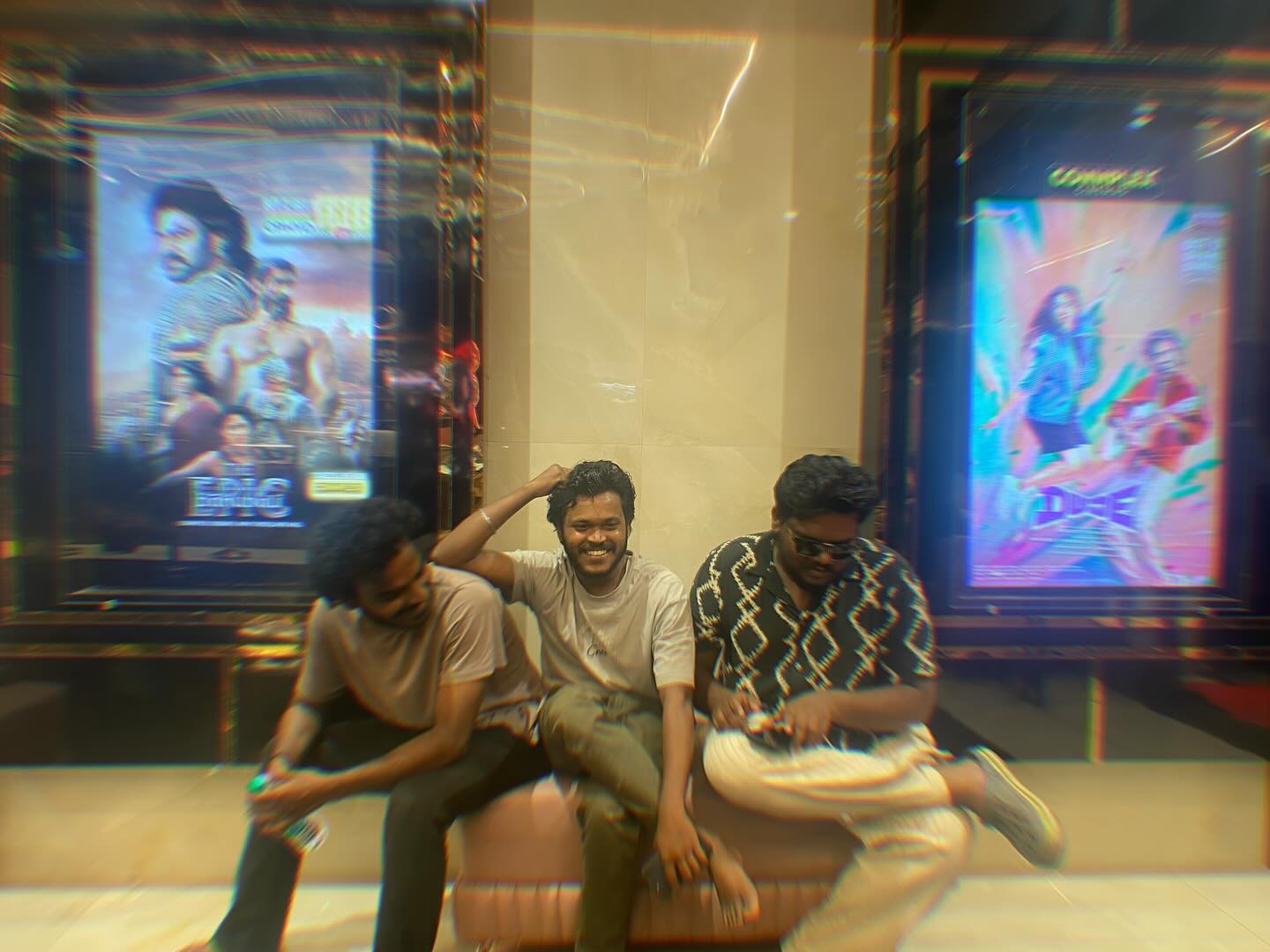 Ajith Mohan with Raju Shivaratri and Muni Myatari